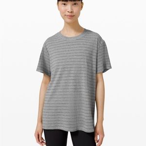 Lululemon all yours cotton T-shirt striped